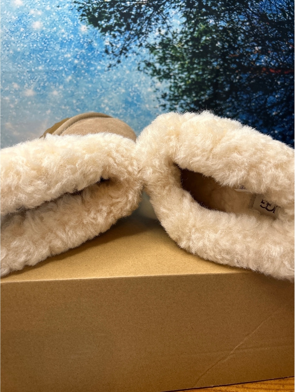 Uggs Tazzelle Scuff/Slipper New Size 6 women Sand Color - Picture 4 of 6
